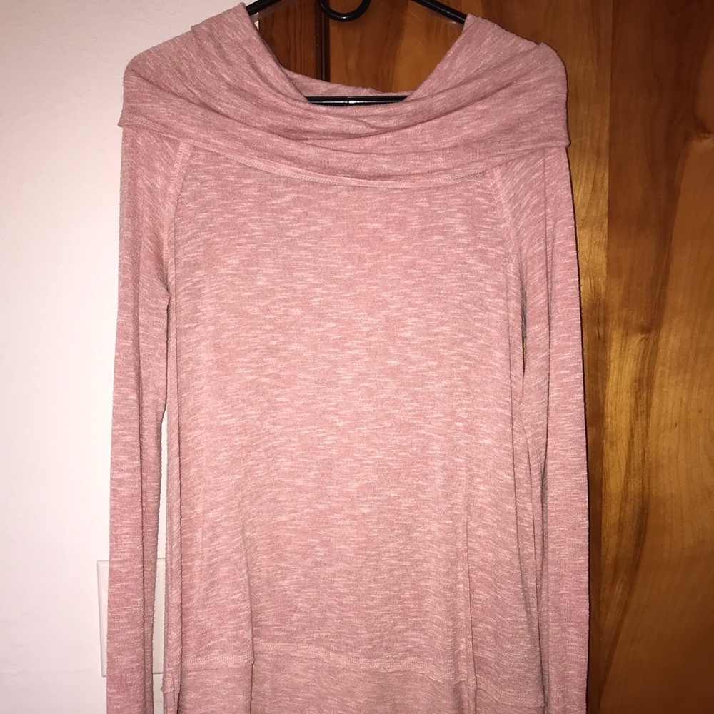 Light pink light sweater top
